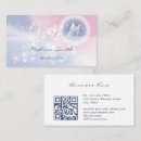 Recherche de floral bleu cartes visite Fantaisie