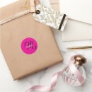Search for hot pink monogram stickers Minimalist