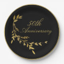 Search for 50th anniversary wedding decor Black and gold