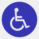 Search for disable round stickers Handicapped