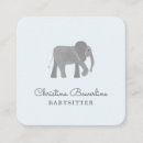 Recherche de éléphant bleu cartes visite Enfants