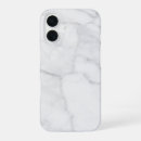 Recherche de marbre blanc iphone coques Élégant