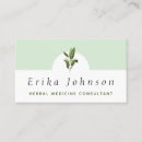 Search for herbal business cards Plant