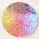 Search for colourful mosaic coasters Red