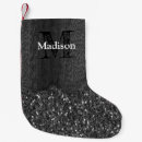 Recherche de flammes chaussette de noël Monogramme