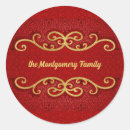 Search for red damask stickers Classic