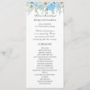 Search for hydrangea wedding programs Blue flowers