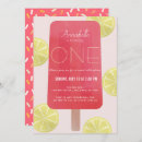Search for pink lemonade birthday invitations Cute