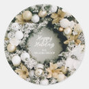 Search for business christmas stickers Customer
