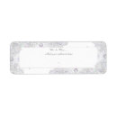 Search for silver snowflake return address labels Stylish