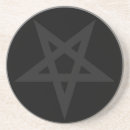Search for satanism coasters Pentagram