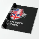Search for british christmas wrapping paper Flag