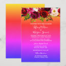 Search for rainbow wedding invitations Floral