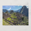 Recherche de montagne des andes cartes postales Machu