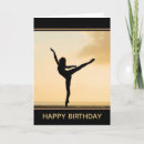 Recherche de arabesque vœux cartes Ballet