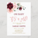 Recherche de marsala baby shower invitations Rose