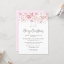 Search for pretty christmas invitations Pink