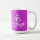 Recherche de gardez le calme et continuez tasses Rose