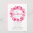 Search for valentines baby girl shower invitations Watercolor