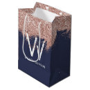 Recherche de navy blue gift bags Monogramme
