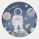Search for galaxy baby shower stickers Thank you