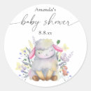 Search for cute lamb stickers Watercolor