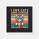 Recherche de café chat serviettes Drôle