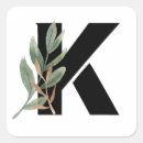 Search for monogram letter k stickers Watercolor