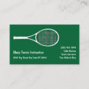 Search for league business cards Tennis