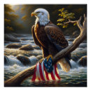 Recherche de d aigle posters Drapeau américain