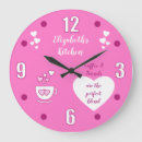 Recherche de tasse de café horloges Coeur rose