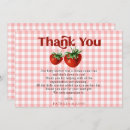 Search for strawberry thank you cards Pink