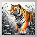 Search for tiger drawing posters Big cat