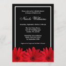 Search for red gerbera daisy invitations Bridal
