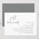 Recherche de casual mariage invitations Black and white
