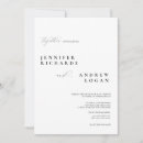 Search for professional wedding invitations Modern professional chic minimalist