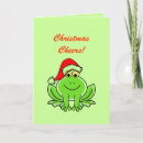 Search for funny frog christmas cards Frogs