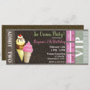 Search for vintage ice cream invitations Sundae