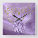 Recherche de pierre gemme horloges Violet