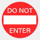 Search for do not enter sign stickers Keep out