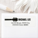 Search for rock and roll return address labels Rocker