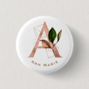 Recherche de monogramme rose badges Monogrammé
