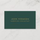 Search for emerald green business cards Professional