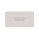 Search for plum wedding return address labels Minimalist