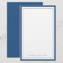 Search for monogram stationery stationery paper Navy blue