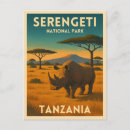 Recherche de savane cartes postales Tanzanie