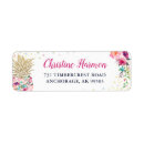 Search for hawaiian floral return address labels Tropical