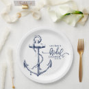 Search for nautical paper plates Bridal shower