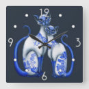 Search for siamese cat clocks Cats