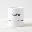 Search for too pretty mugs Funny